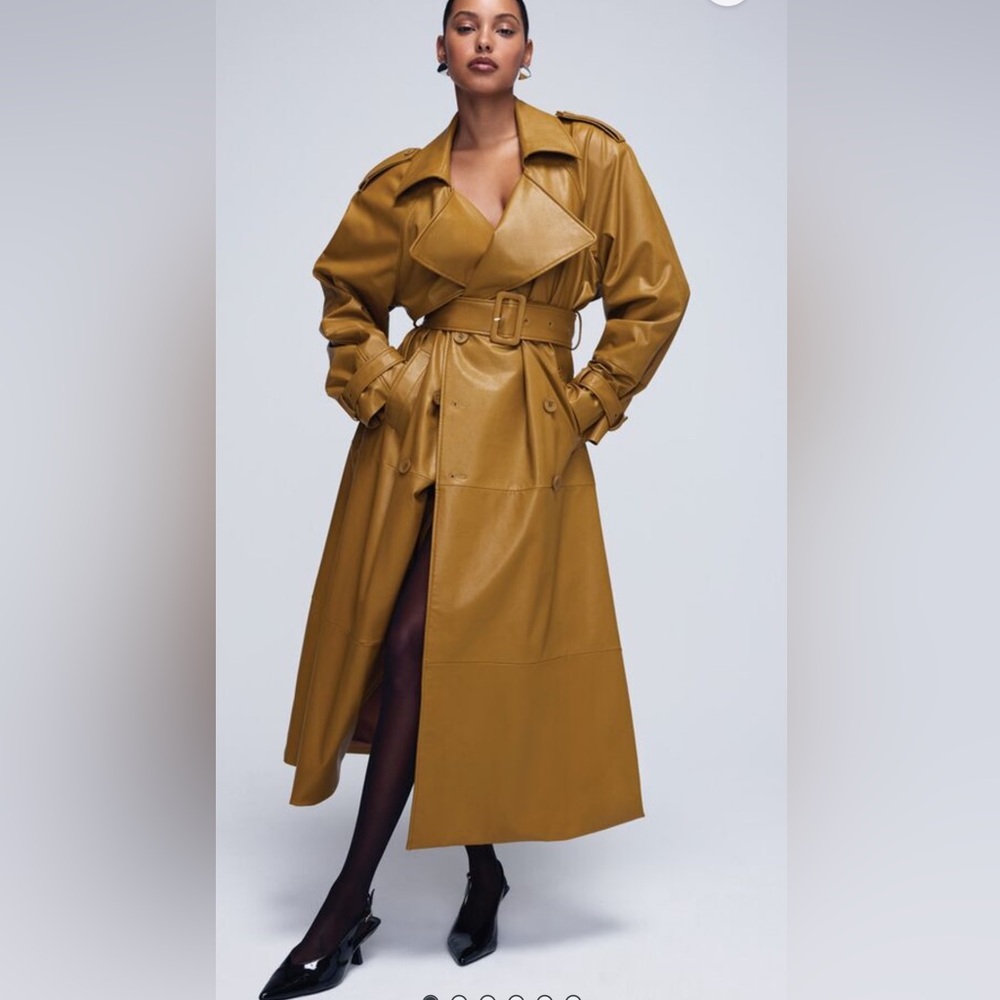 Forever 21 brand new faux leather trench, new with tags